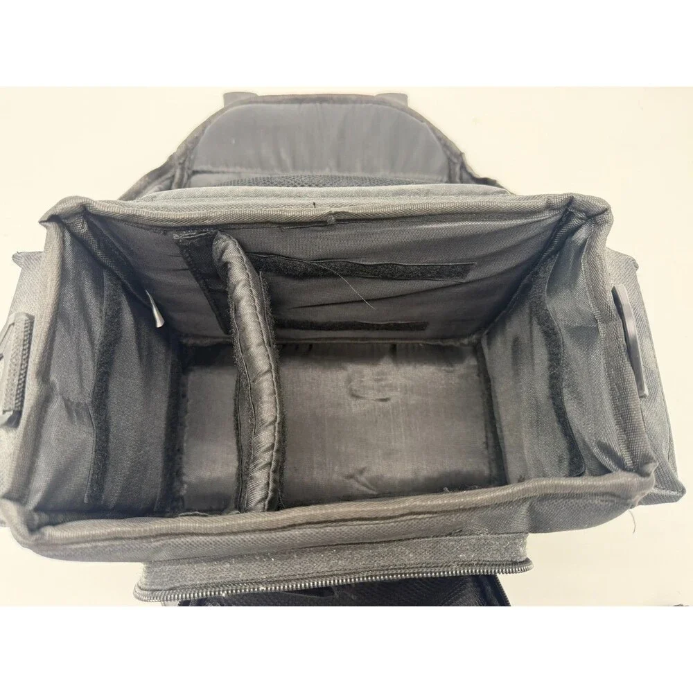 Focus Padded Camera Messenger Bag Carry Case w/ Adjustable Divider & Shoulder St